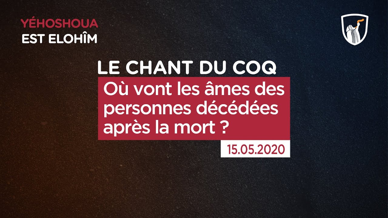 Où vont les âmes des personnes décédées après la mort ? (Shora KUETU - 15/05/20)