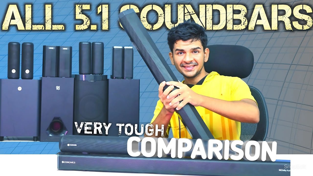 Ranking all 5.1 soundbars (boAt didn't get rank 1)