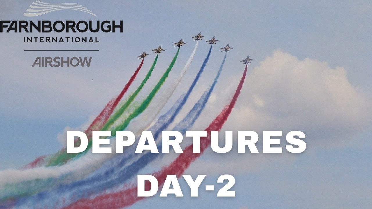 🔴 LIVE Farnborough DEPATURES DAY-2 | 2026 | Full Flying Display | TEST STream 2