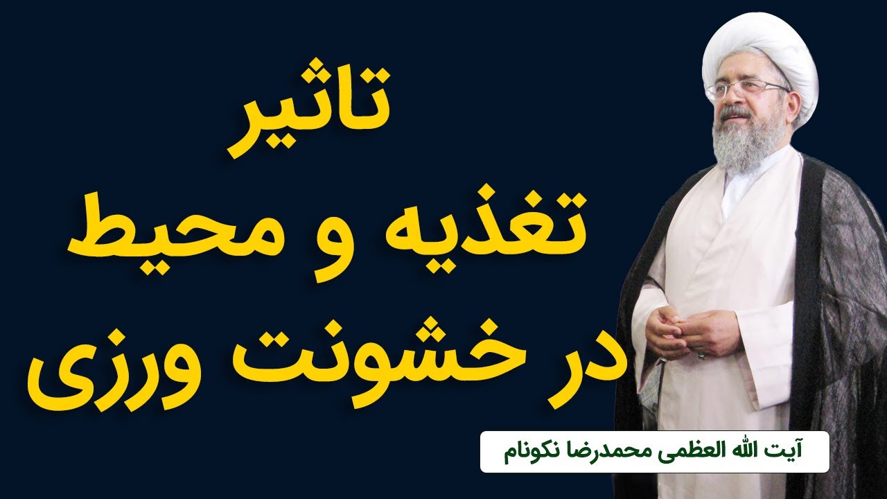تاثیر تغذیه و محیط در خشونت ورزی - آیت الله محمدرضا نکونام