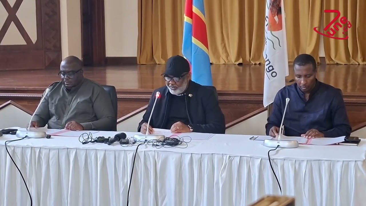 Goma : Conférence de presse de Corneille Nangaa après les bombardements par drones