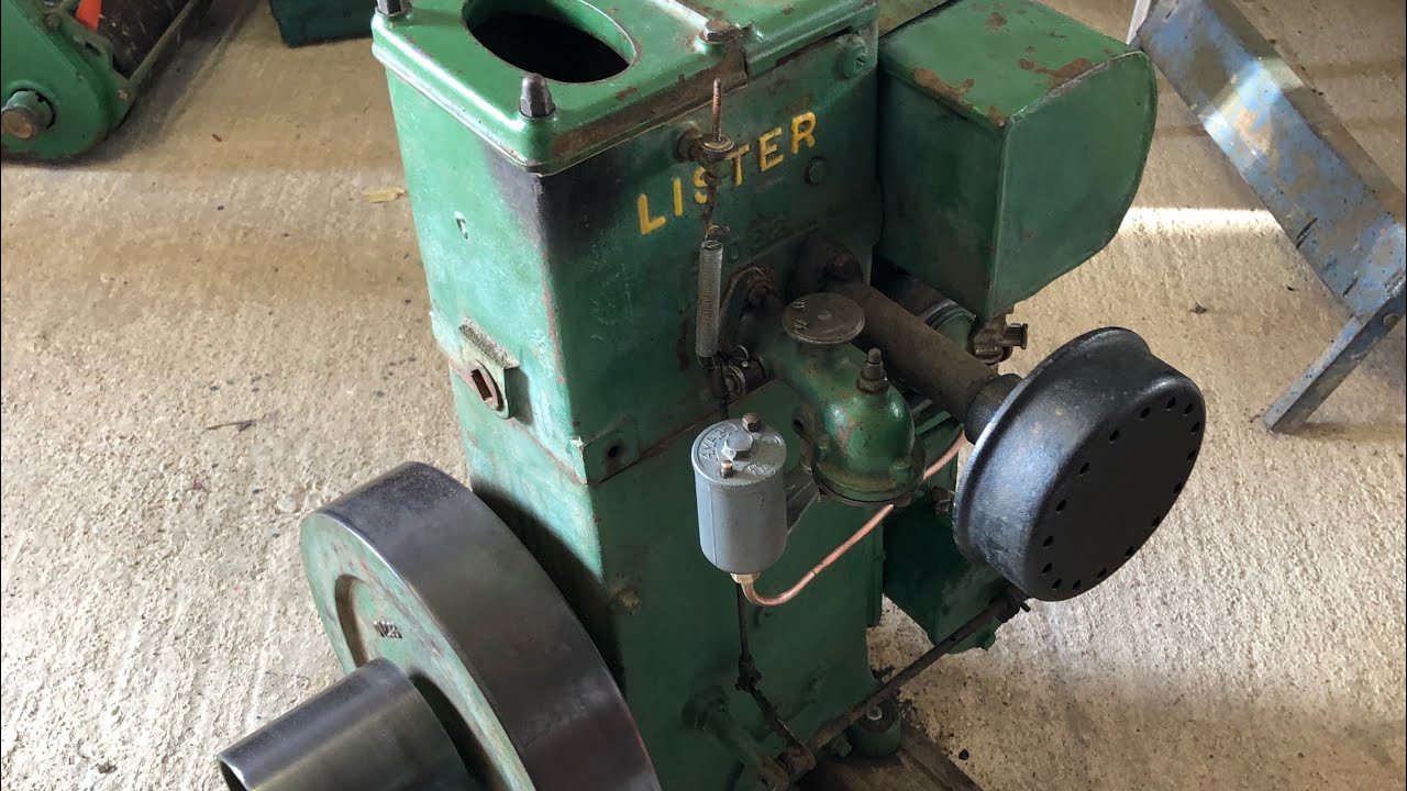 Lister D stationary engine project oil change and new parts part 2