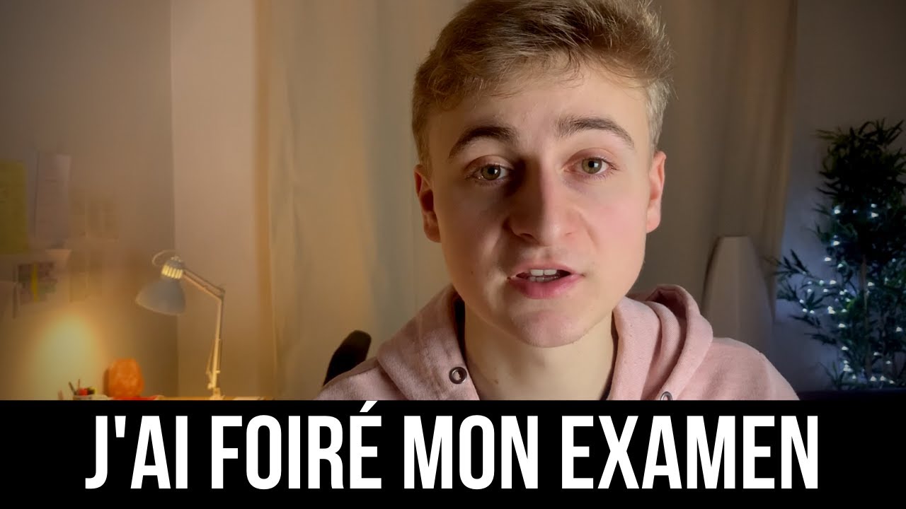 J'ai foiré mon examen : comment faire?