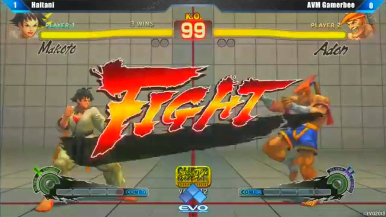 EVO 2013 | SSFIV AE 2012 (Losers Top 8) AVM Gamerbee vs Haitani *1080p HD*