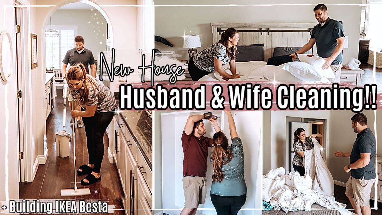 💗 HUSBAND & WIFE CLEAN WITH ME 2021 + NEW HOUSE PROJECTS :: Speed Cleaning Motivation :: Ikea Besta