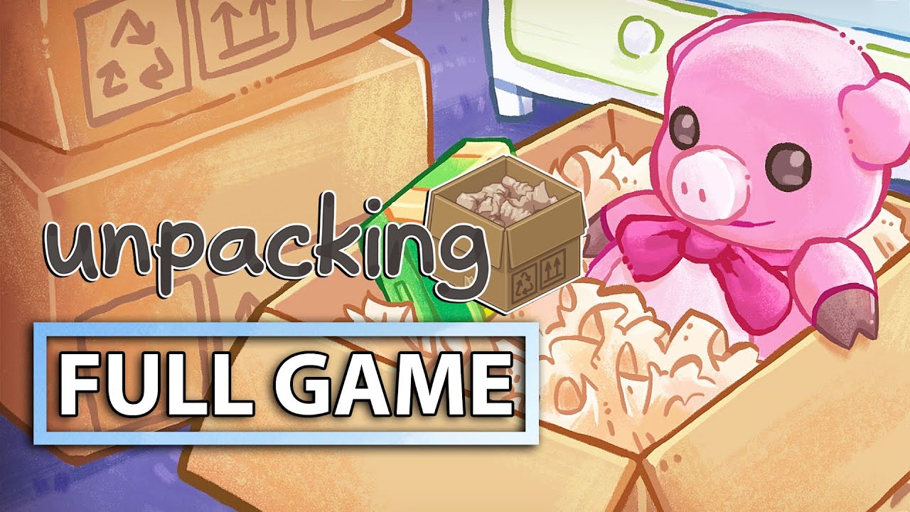 UNPACKING Gameplay Walkthrough FULL GAME (XBOX SERIES X/PS5/PC)
