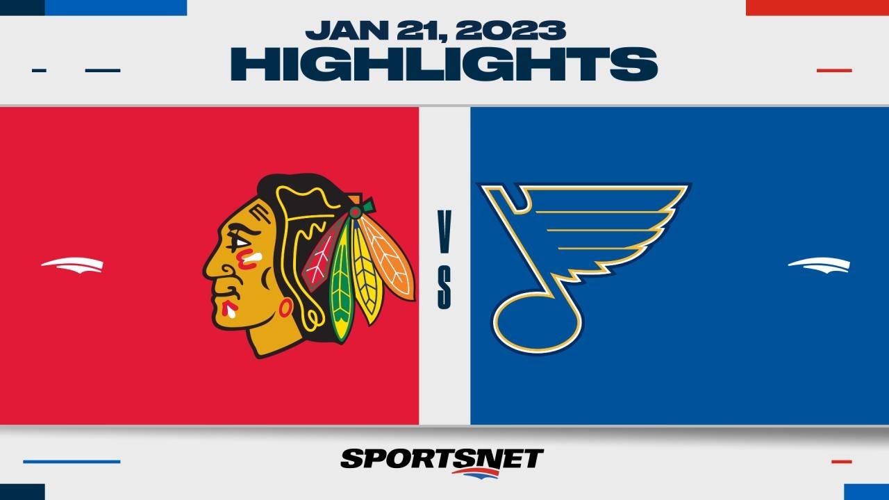 NHL Highlights | Blackhawks vs. Blues - January 21, 2023