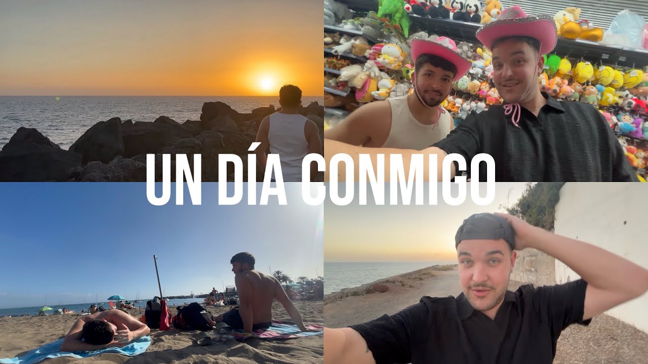 Un día conmigo | playa, compras, murgas del pueblo de Agüimes, atardecer y mucho más ☀️👕🎟️