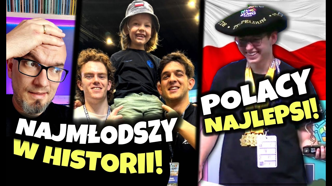 8 złotych medali Polaków na ME24! Yiheng Wang WR 3x3, Teodor Zajder GOAT