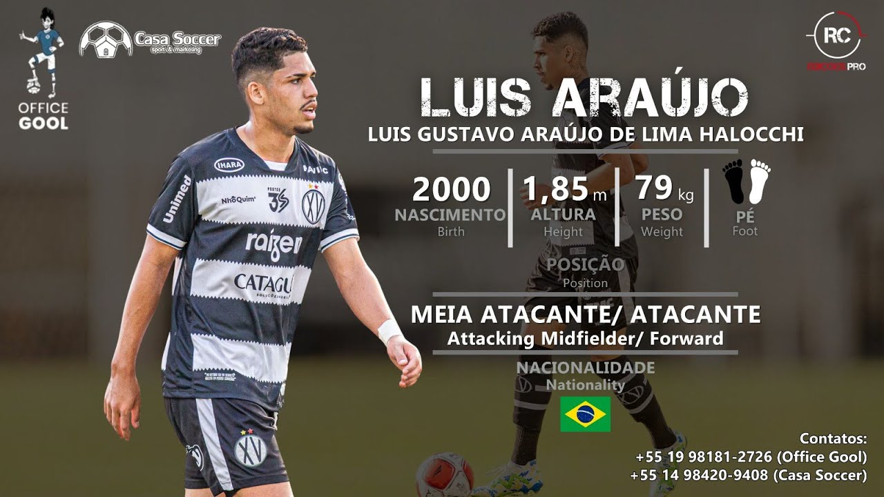 Luis Ara&uacute;jo - Meia Atacante / Atacante (Attacking Midfielder / Forward) - 2024