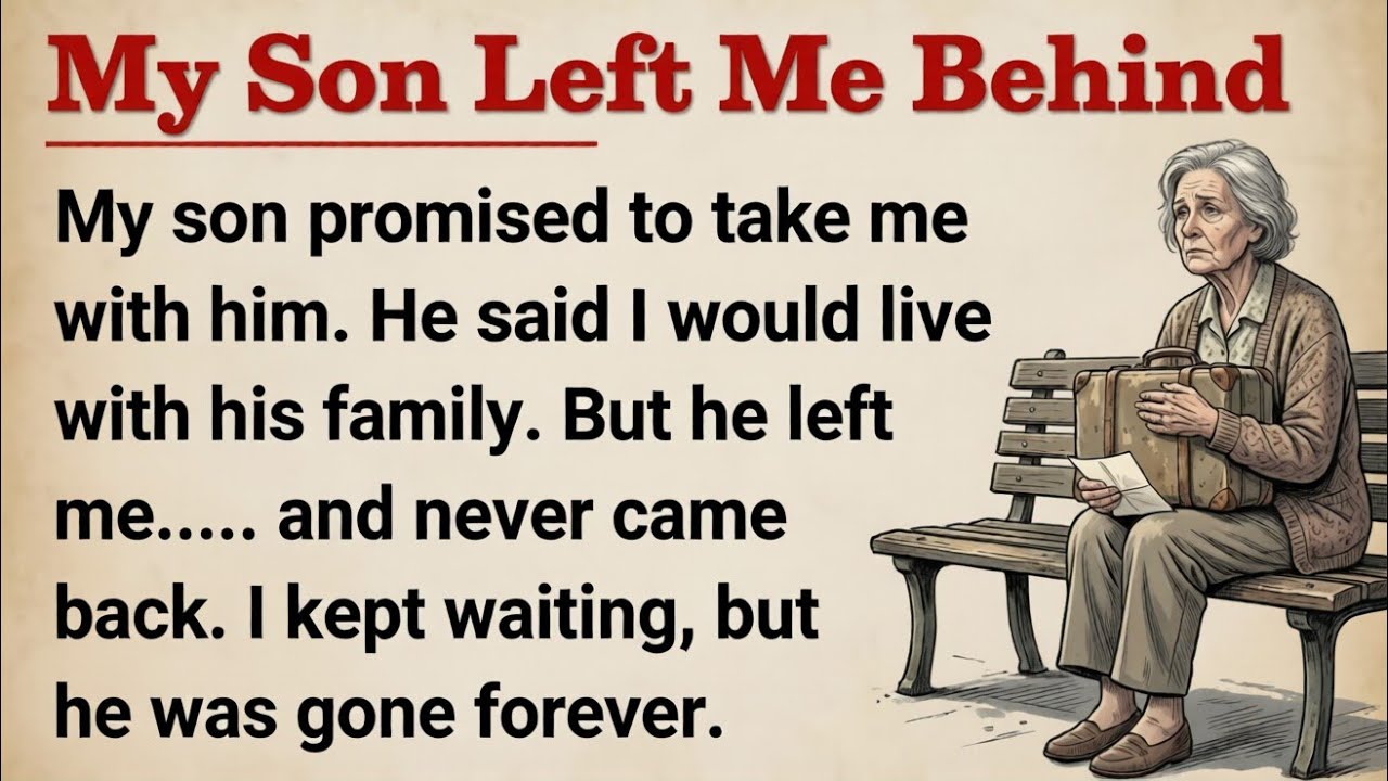 Learn English through Stories ✨ | My Son Left Me Behind| 