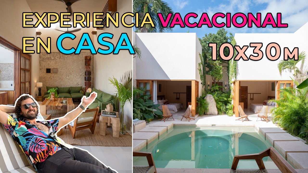 Casa INMERSA en la CIUDAD diseñada PARA sentirte de VACACIONES SIEMPRE!!!