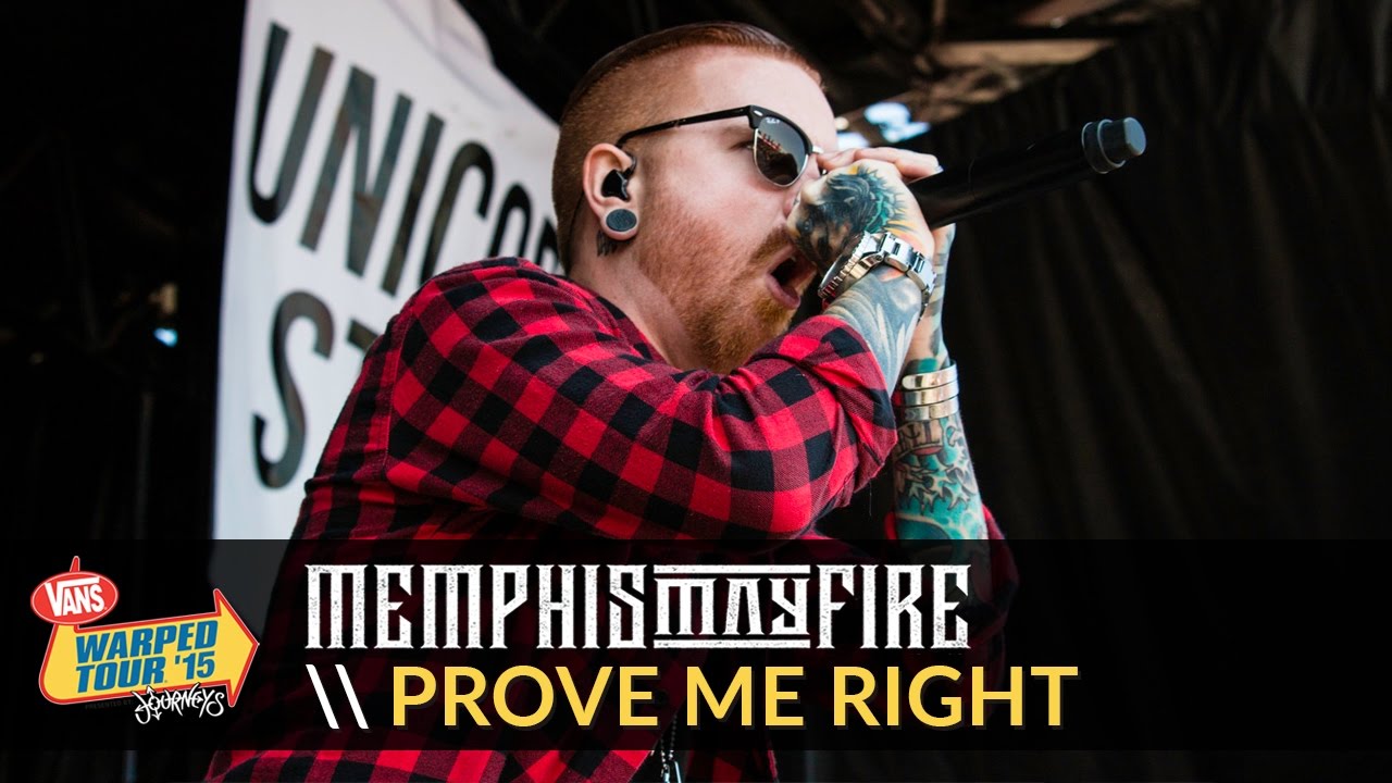 Memphis May Fire - Prove Me Right (Live 2015 Vans Warped Tour)