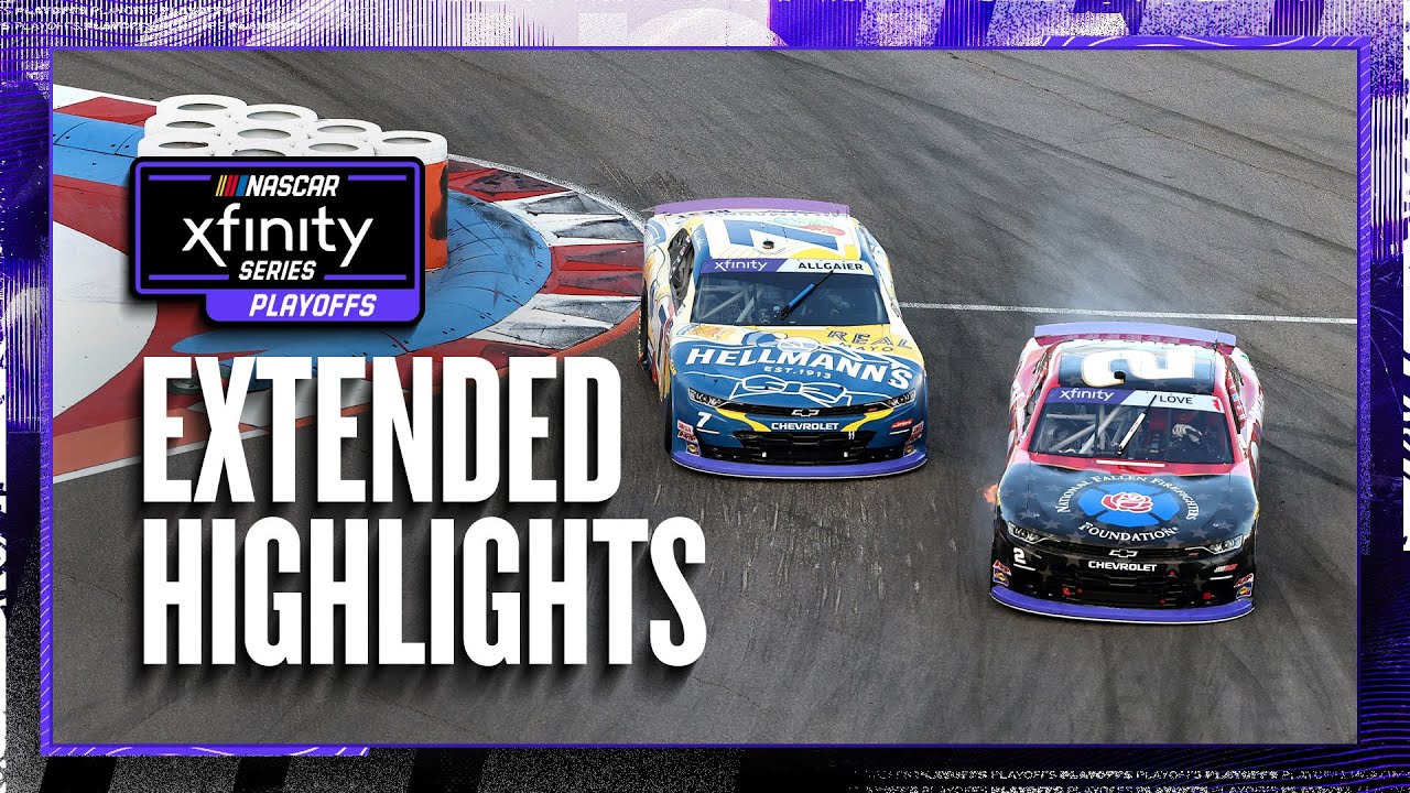 Elimination Race Gets Heated | 2025 NASCAR Xfinity Series at the Charlotte Roval