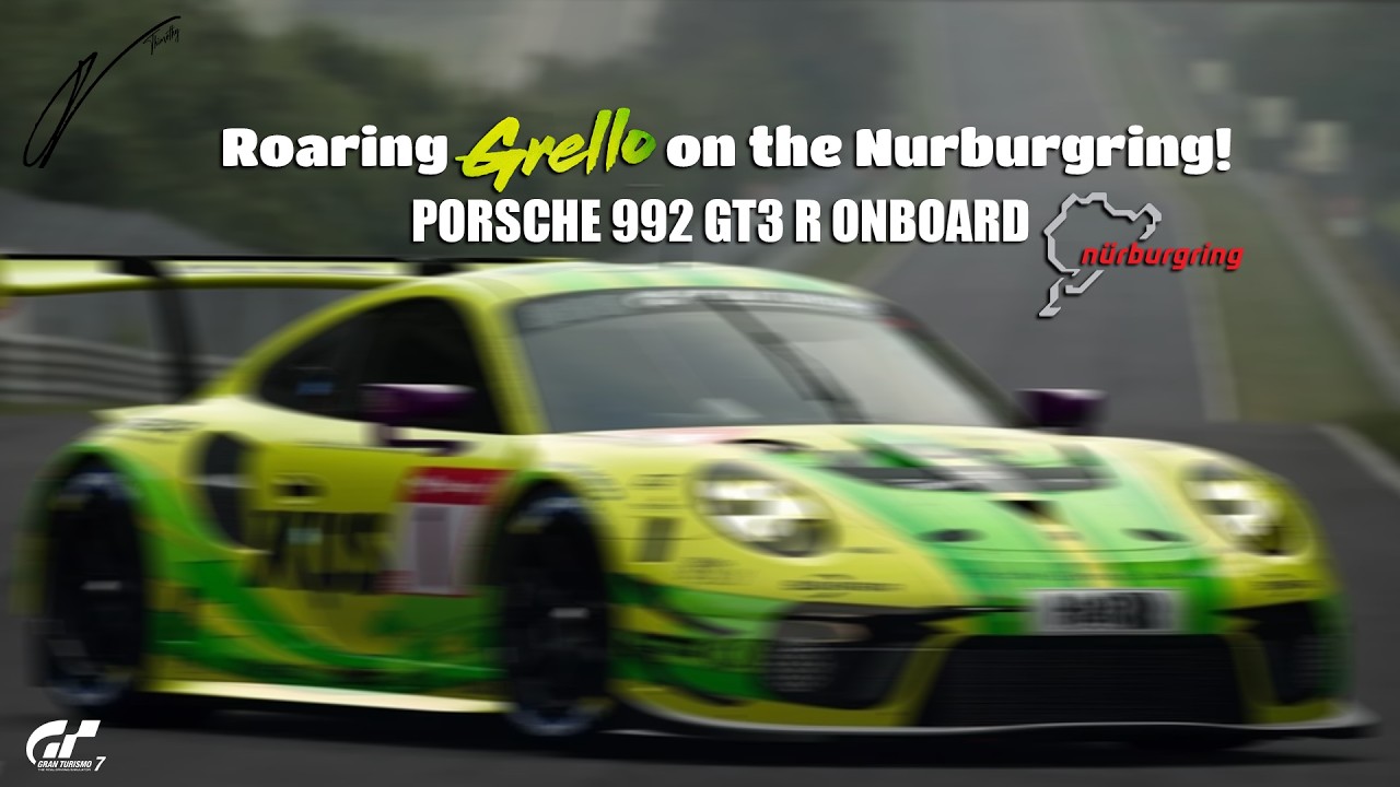 Roaring Grello on the Nurburgring! - Porsche 992 GT3 R Onboard