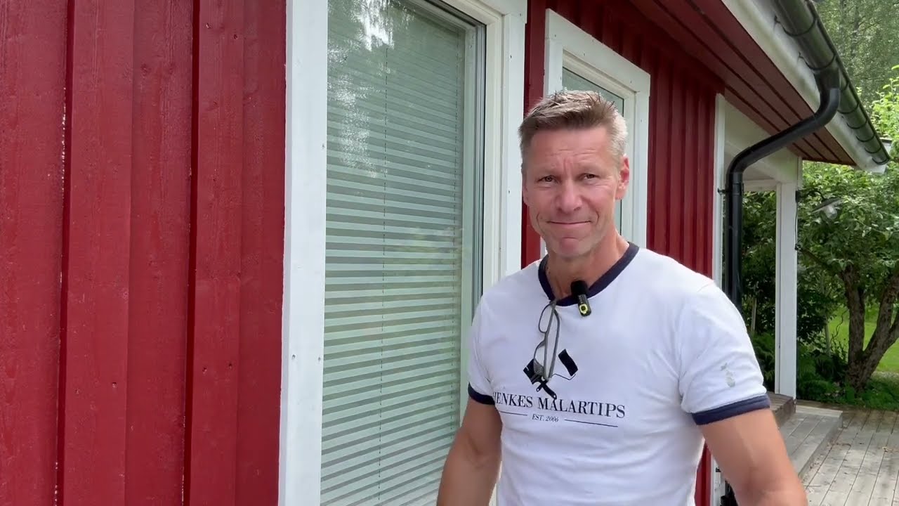 Måla fasad och  sparmåla runt detaljer-henkesmålartips