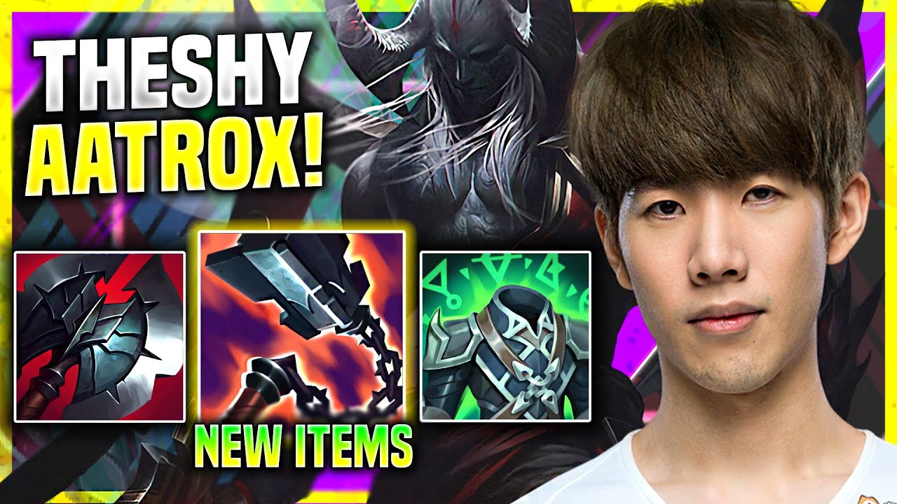 THESHY PICKS AATROX WITH NEW ITEM GORE DRINKER! - IG TheShy Plays Aatrox Top vs Malphite!