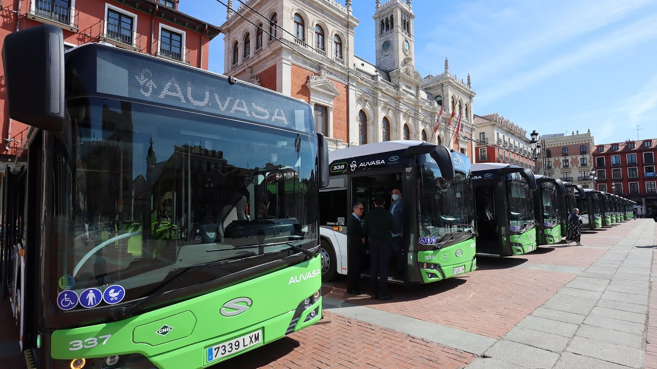 AUVASA presenta 15 nuevos autobuses SOLARIS GNC