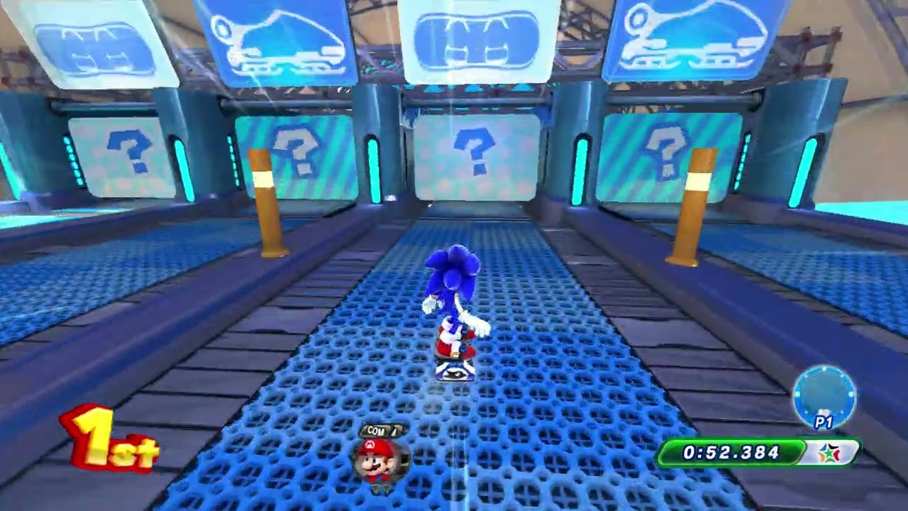 Mario & Sonic At The Sochi 2014 Olympic Winter Games - Winter Sports Champion Race (Sonic)