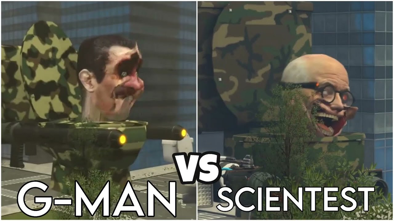SKIBIDI TOILET G-MAN VS SCIENTIST BATTLE part 28