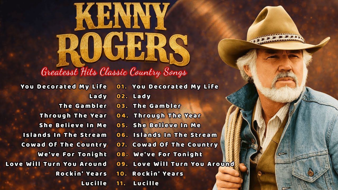Best Classic Country Songs Kenny Rogers🎸 Greatest Old Country Music Hits