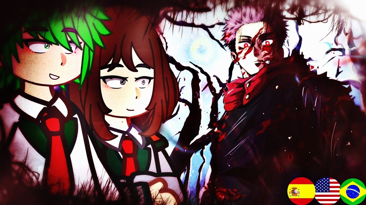 🇺🇸/🇪🇸/🇧🇷 Class 1A React to Itadori Yuji As New Student – Gacha React