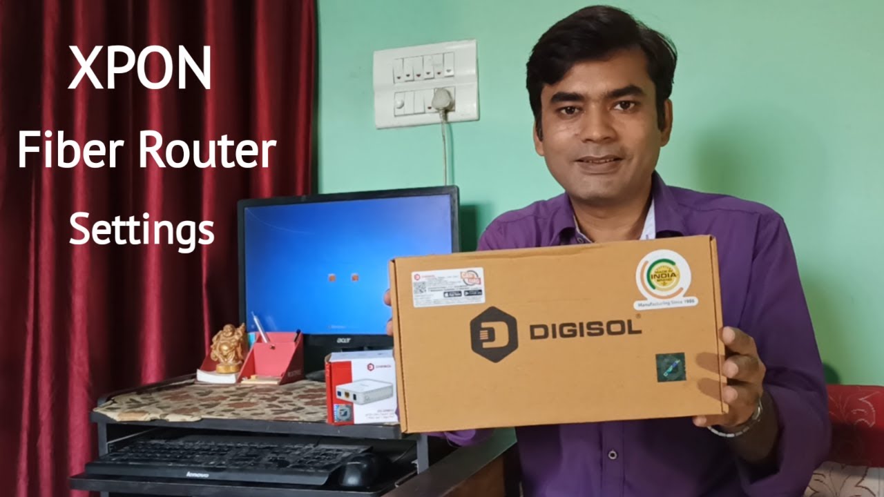 digisol router - fiber router settings - xpon onu router (tutorial)