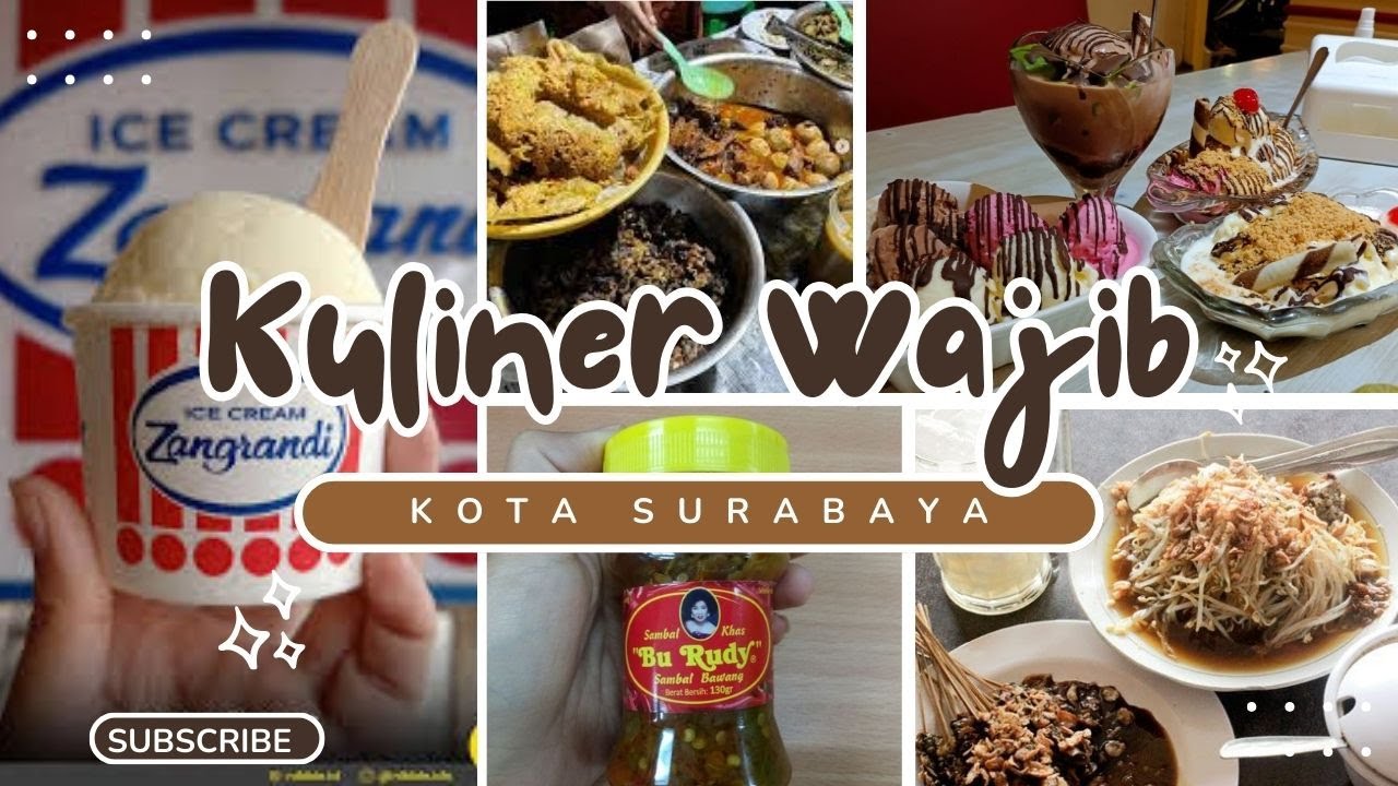REKOMENDASI KULINER MAKANAN DI KOTA SURABAYA | WAJIB DICOBA | SAMBAL BU RUDY, RAWON SOTO, NASI BABAT
