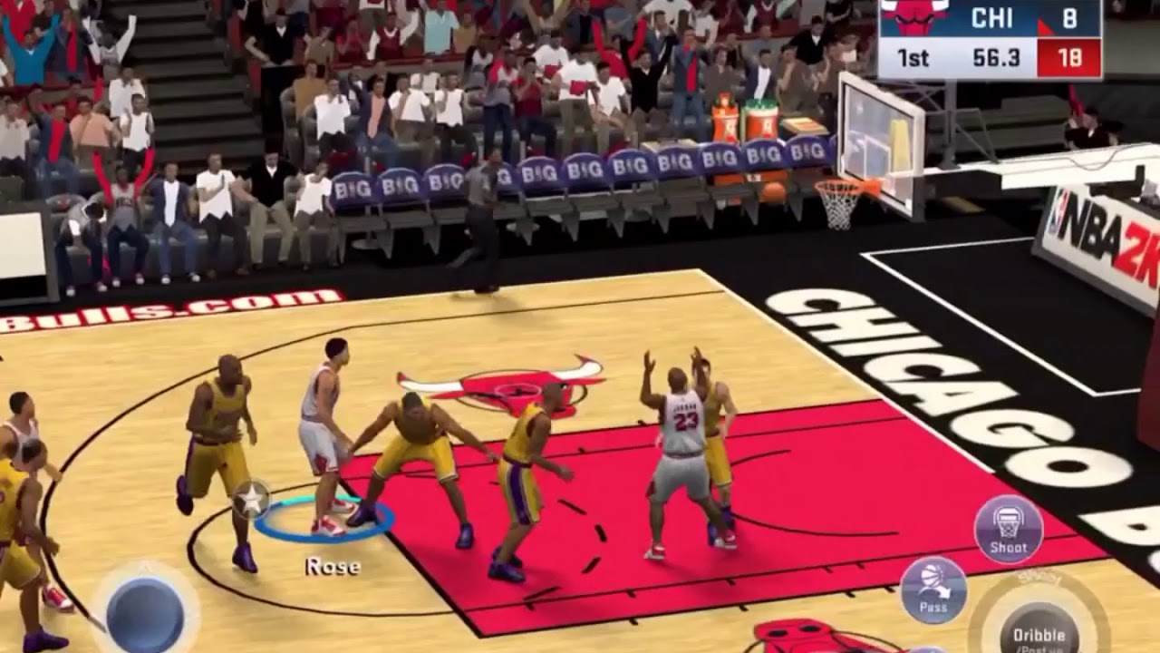 NBA 2K20 BEST OFF THE BACKBOARD DUNK for iPad mini