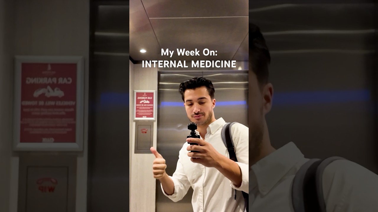 🎥 Internal Medicine Full Vlog posted on my channel now! #medstudent #medschool #usmle #doctor