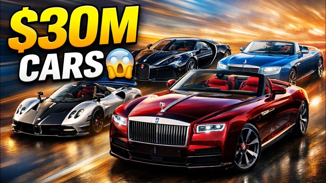 These Cars Cost $30,000,000 😱 | Top 10 Most Expensive Cars in the World (2025) 🤯