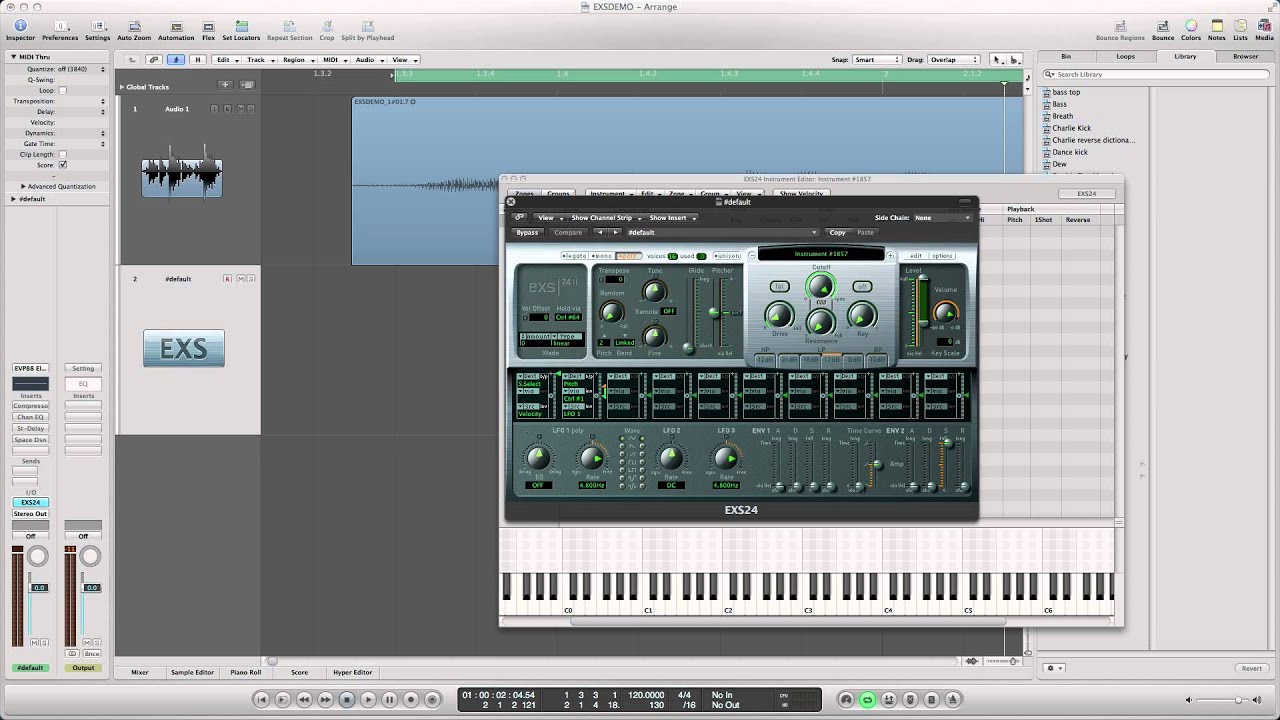 EXS24 Sampler DEMO