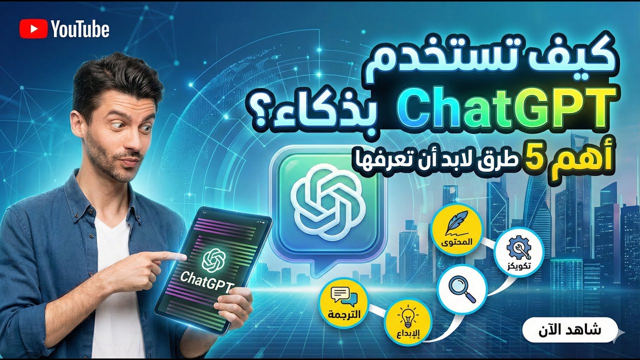 كيف تستخدم ChatGPT بذكاء؟ أهم 5 طرق لابد أن تعرفها