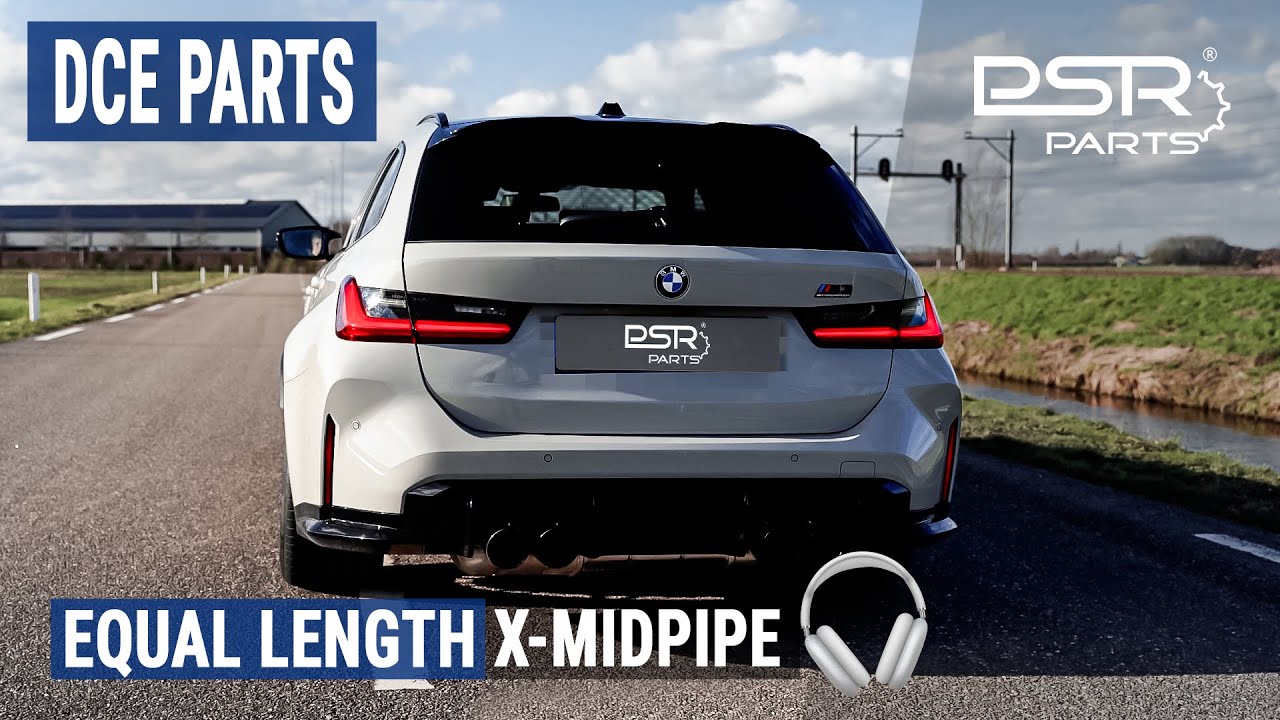 🎧 Must Have DCE Parts BMW G80 G81 M3 G82 M4 Equal Length X-Pipe Hybrid Midpipe - BEAUTIFUL Sound!