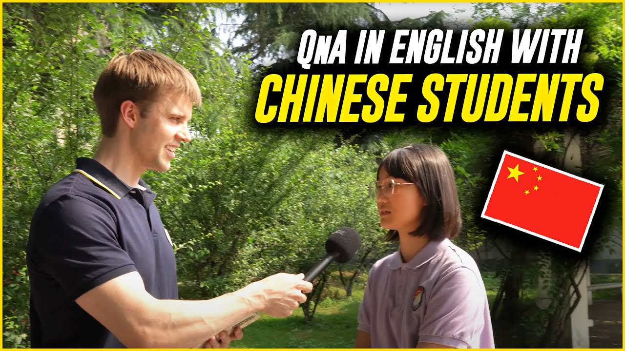 Chinese Students Answer Questions in English