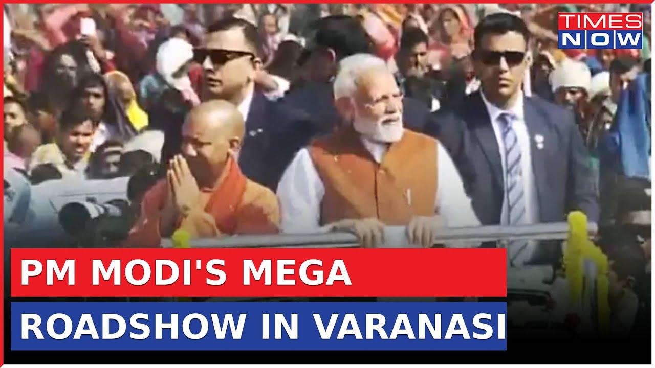 PM Narendra Modi And Yogi Adityanath Hold Mega Road Show In Varanasi, Ahead Of Lok Sabha Polls 2024