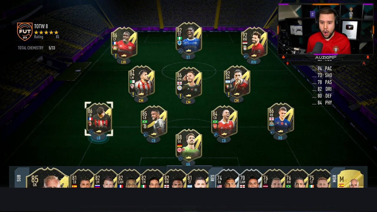 Auzio Reacts to TOTW 8