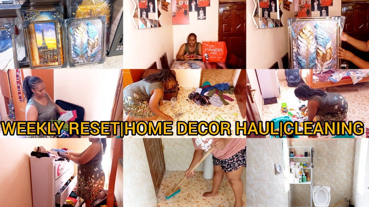 WEEKLY RESET|PANDA MART HOME DECOR SHOPPING HAUL 🛍|DECLUTTERING|CLEANING ROUTINE