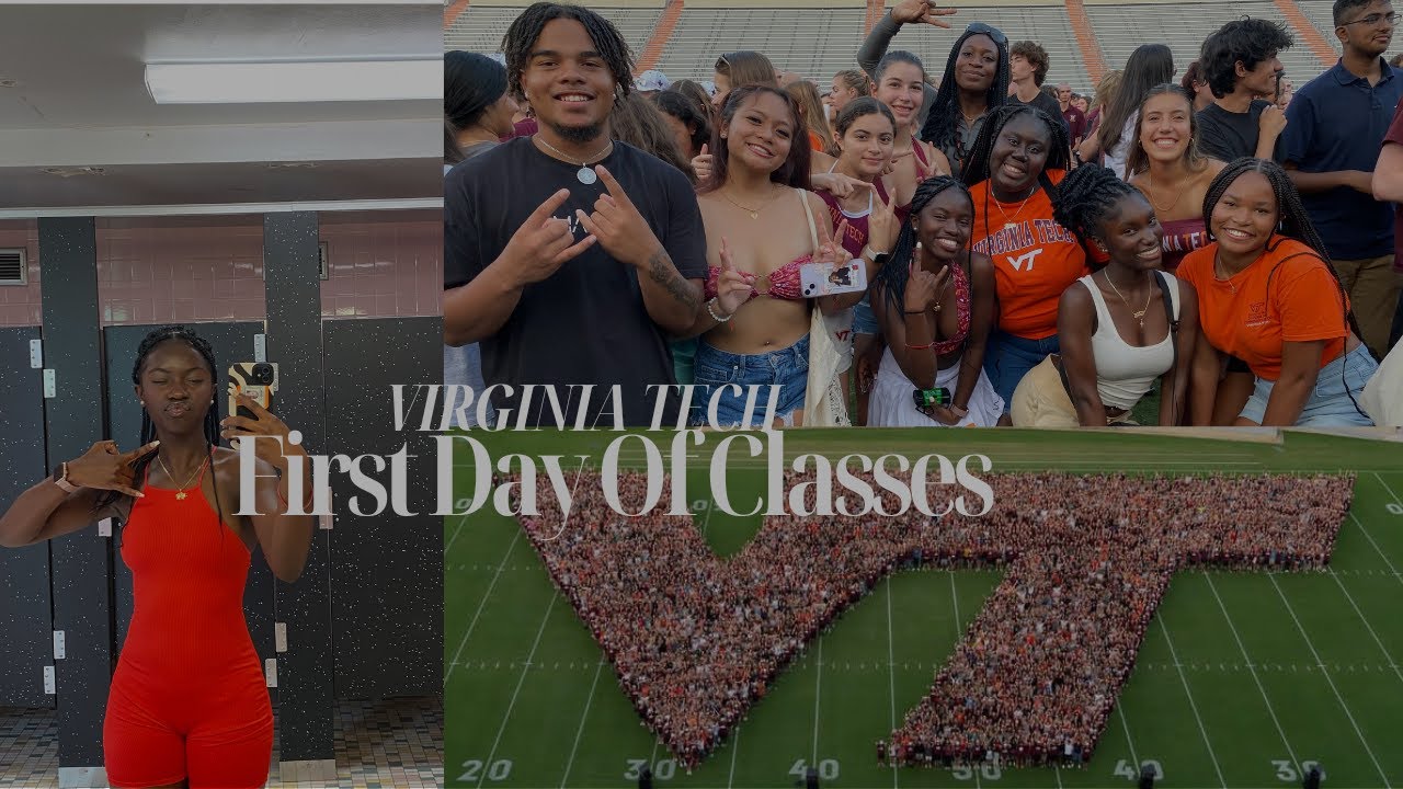 CD: first day of classes @virginia tech