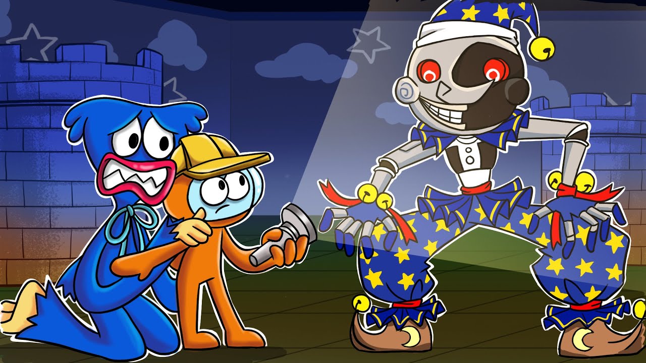HUGGY WUGGY & Engineer ARE SO SAD WITH Moondrop! Poppy Playtime & FNaF SB Animation