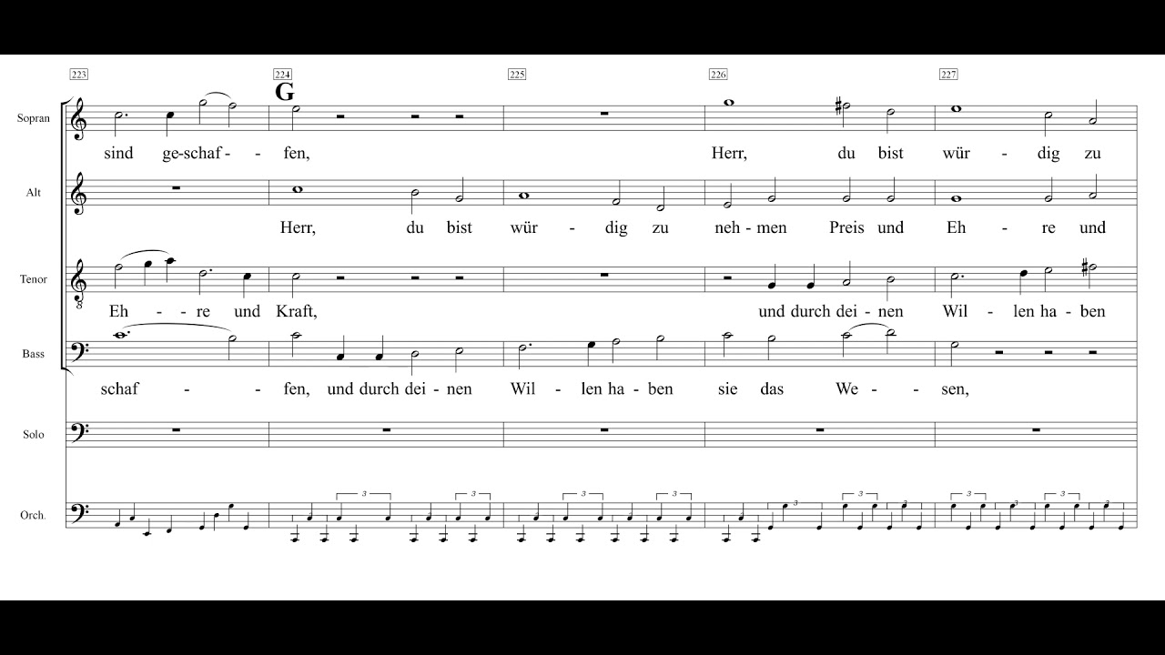 Deutsches Requiem 2021 Teil 6 Denn wir haben hie keine Einstudierung Tenor
