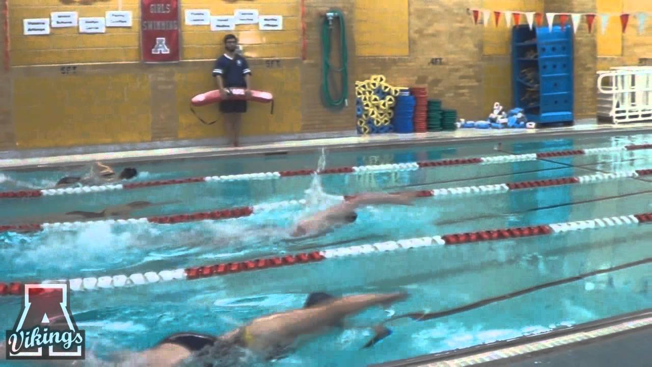 Amundsen High School Girls Swimming Highlights 2013