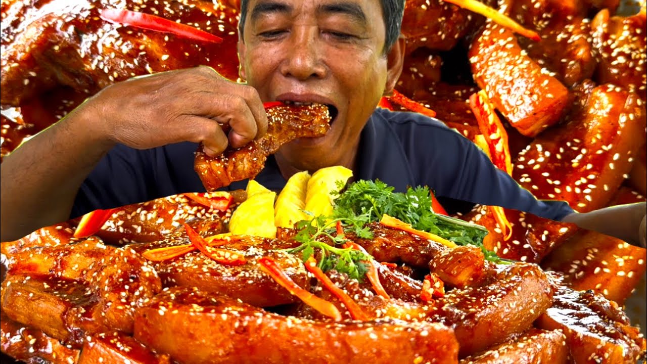 Cơn Bão Thịt Heo Ba Móc Chiến Đấu Giành 1.000.000đ Ăn 2,5 Ký Thịt Nấu Kiểu Hàn Quốc | ATĐQ