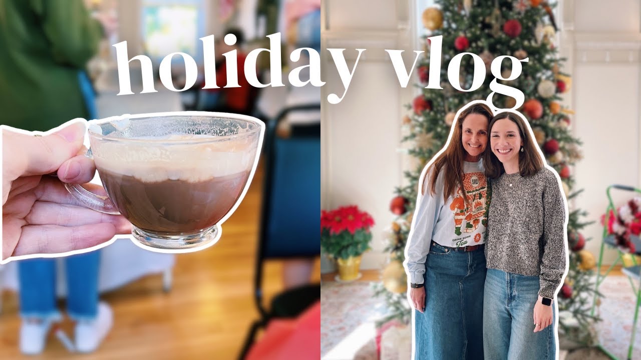DAY IN MY LIFE | Visiting UT Austin, Christmas Tea, & Cozy Vibes ☕️🎄✨