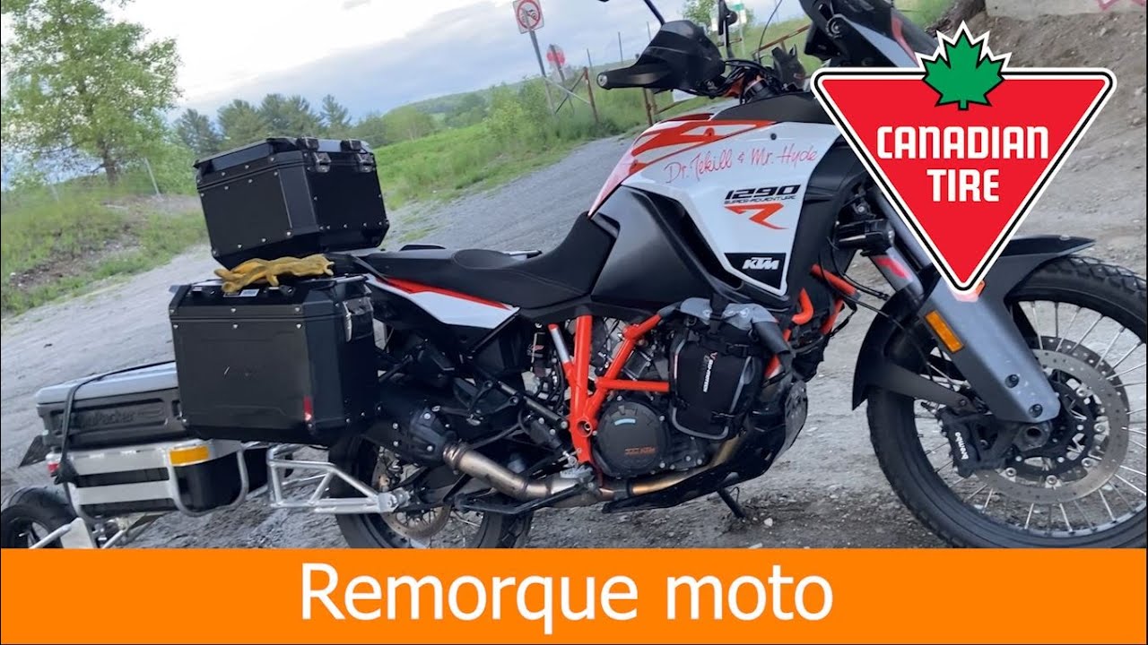 Remorque pour moto aventure en modification #5