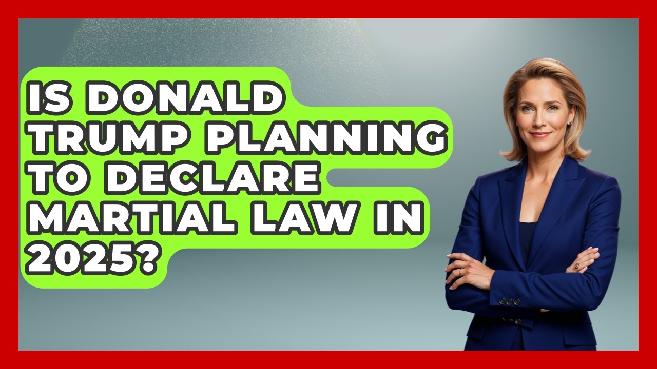 Is Donald Trump Planning to Declare Martial Law in 2025? | The Right Politics