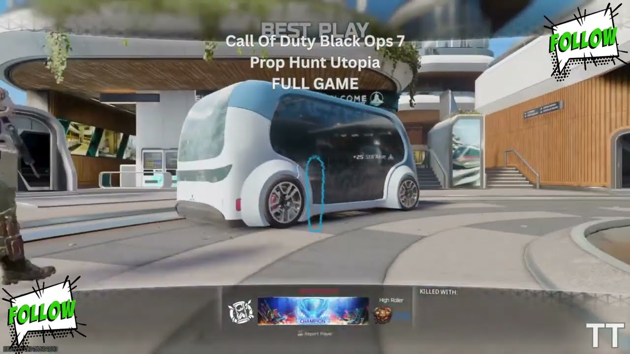Call Of Duty Black Ops 7 Prop Hunt Utopia FULL GAME [Tina Tormented] COD BO7 Gameplay