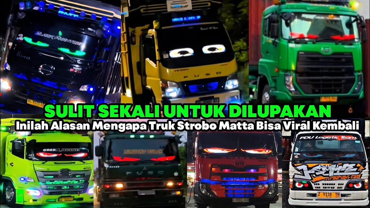 TREN SAMPAI SEKARANG‼️TRUK STROBO MATA YANG BIKIN WARGANET GABISA MUVE ON 