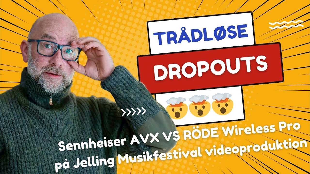 [VLOG 040] Rode Wireless Pro vs Sennheiser AVX og trådløse dropouts i lyden