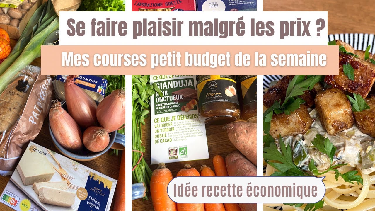 Retour de Courses | Se faire plaisir malgré l'augmentation des prix  | Idée de repas express
